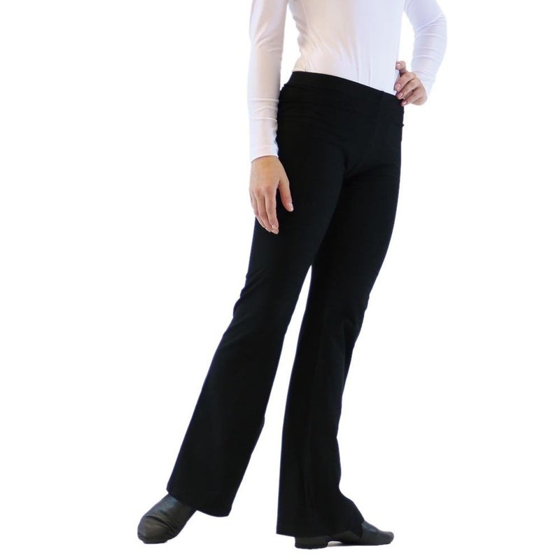 Danzcue Adult Jazz Pants Medium Black - Image 1